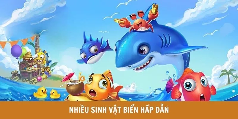 Nhiều sinh vật biển hấp dẫn