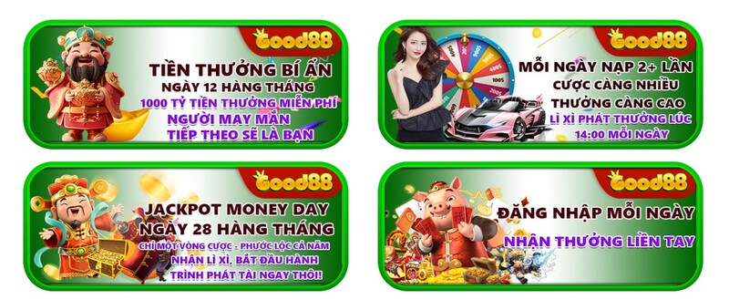 Lý do khuyến mãi Good88 luôn thu hút nhiều người chơi